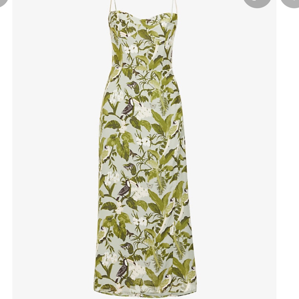 Reformation kourtney dress in tropical NWT